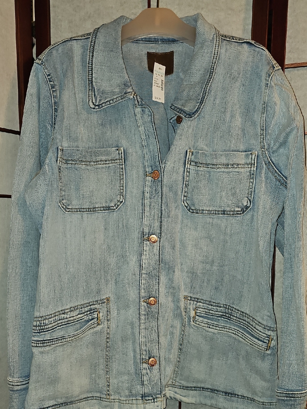 Maurices Light Blue Denim Jacket